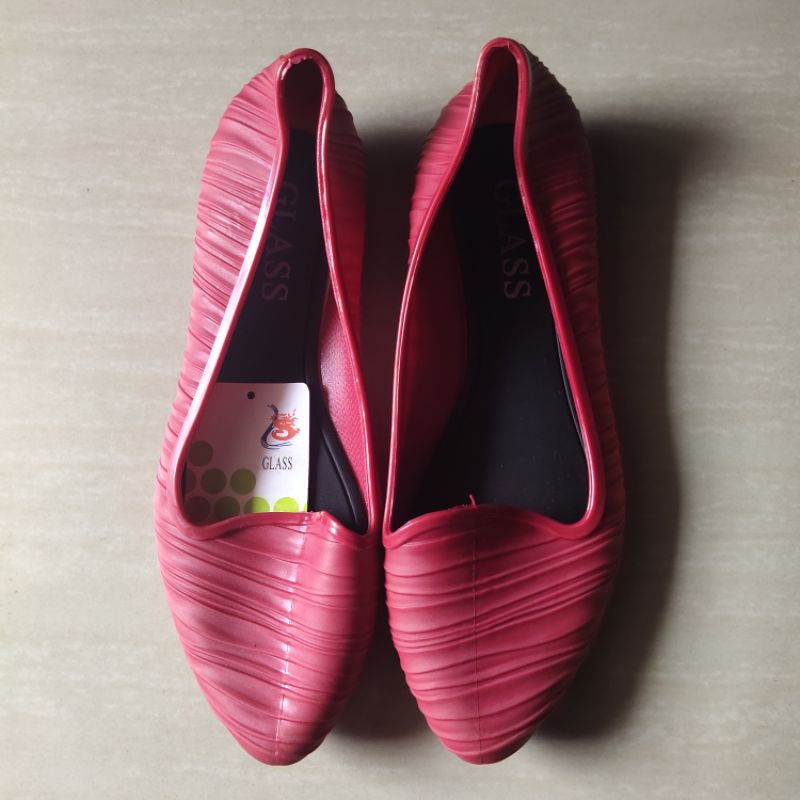 Sepatu Karet Lentur Wanita Cewek Woman Flat Jelly Shoes SIMPLY GRADIENT