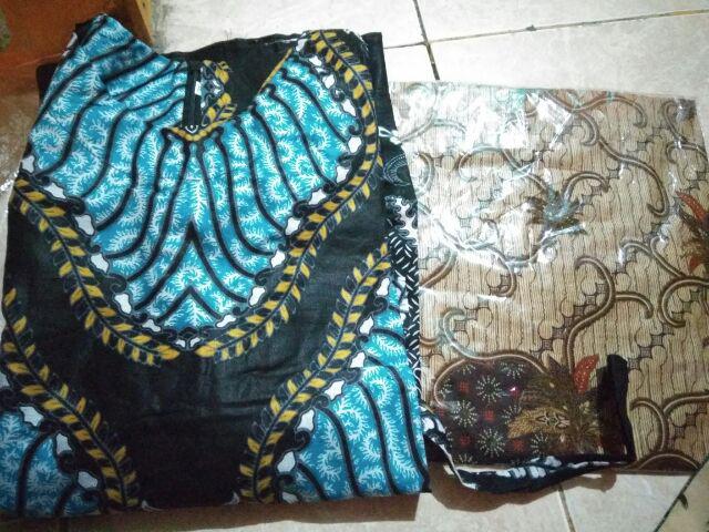 Atasan Batik Dolby Dolbi Dobby Doby Tenun Sutra Tulis Halus Katun Atbm Baron ,sarombit Atasan