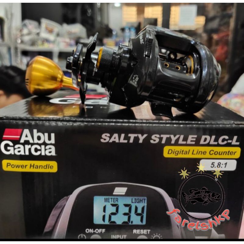 reel overhead abu garcia salty line DCL-L power handle handle kiri