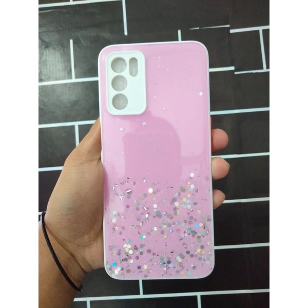 Case OPPO A16 CASING GLITER MEWAH