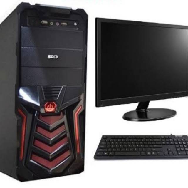 Pc Rakitan i3   Ram 4gb SSD  HDD Monitor  16 inc