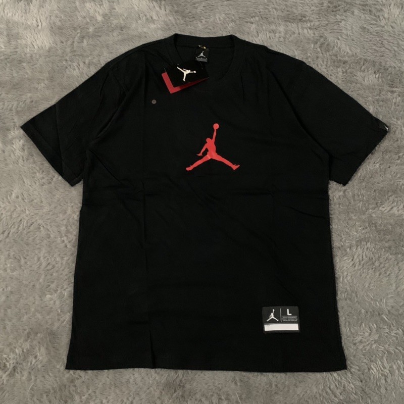 Kaos Tshirt Air Jordan Basic Logo Red Fulltag &amp; Lebel