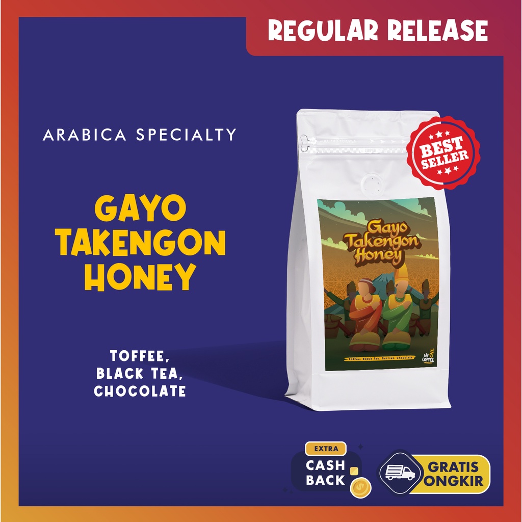 

Kopi GAYO HONEY TAKENGON 500g | Single Origin Arabika Specialty