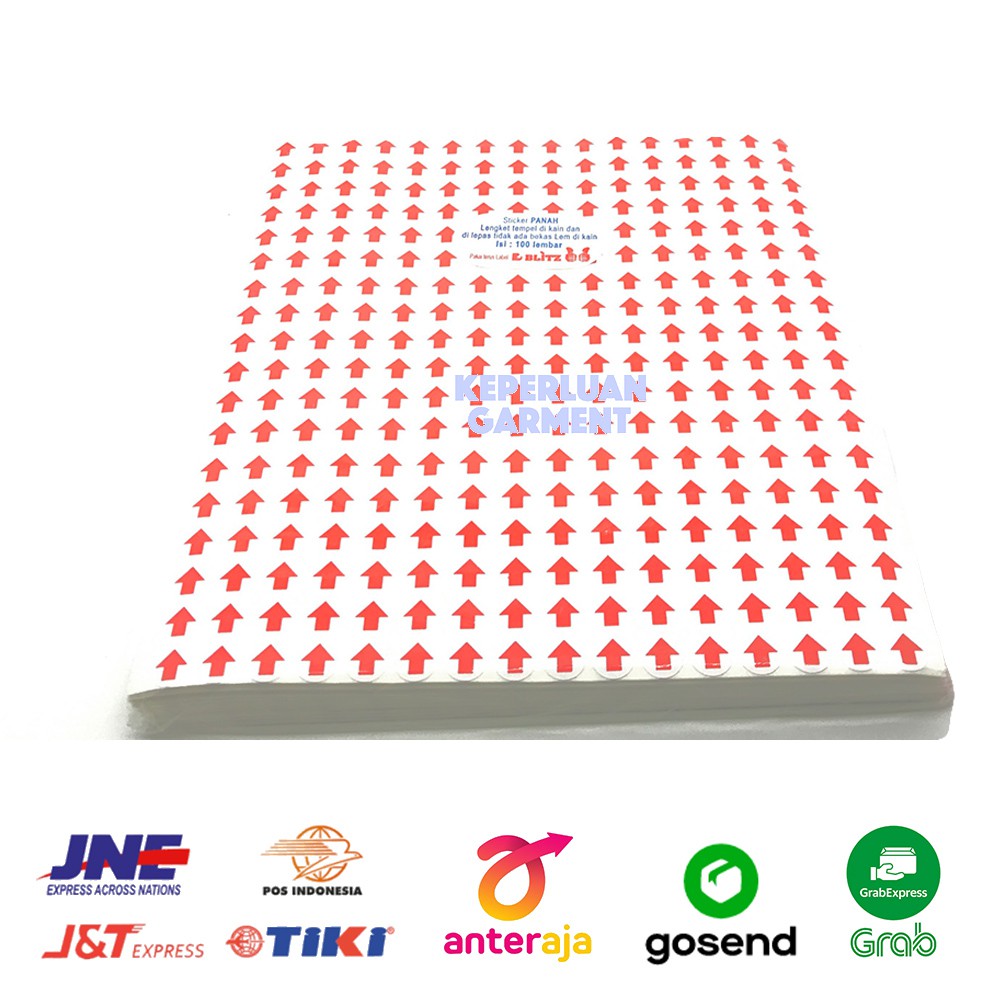 

Mi Sticker Panah / Sticker Label Panah 1cm Merek Blitz