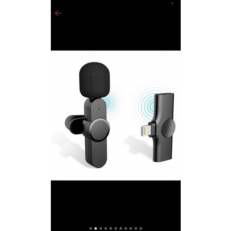 CLIP ON WIRELESS MICROPHONE MINI PORTABLE CLIP ON FOR SING YOUTUBER FACEBOOK LIVE ON VLOG
