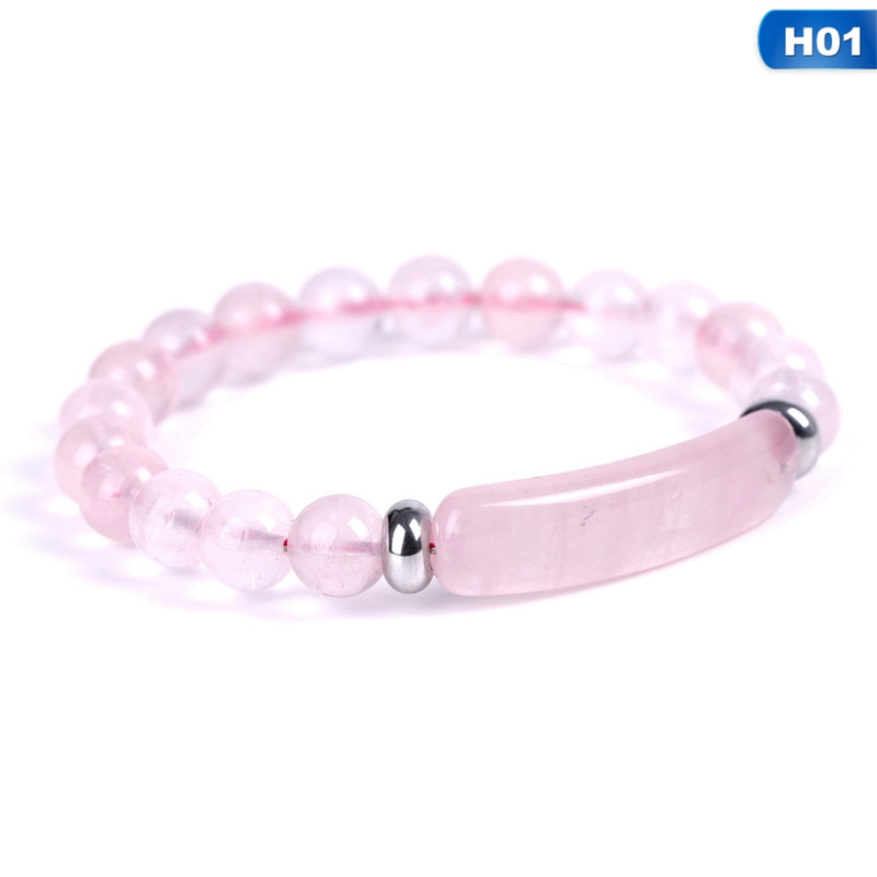 Gelang Aksen Kristal Warna Pink Gaya Eropa Dan Amerika