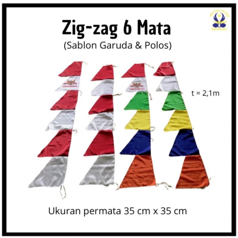 

UMBUL UMBUL ZIG ZAG 6 MATA SABLON GARUDA