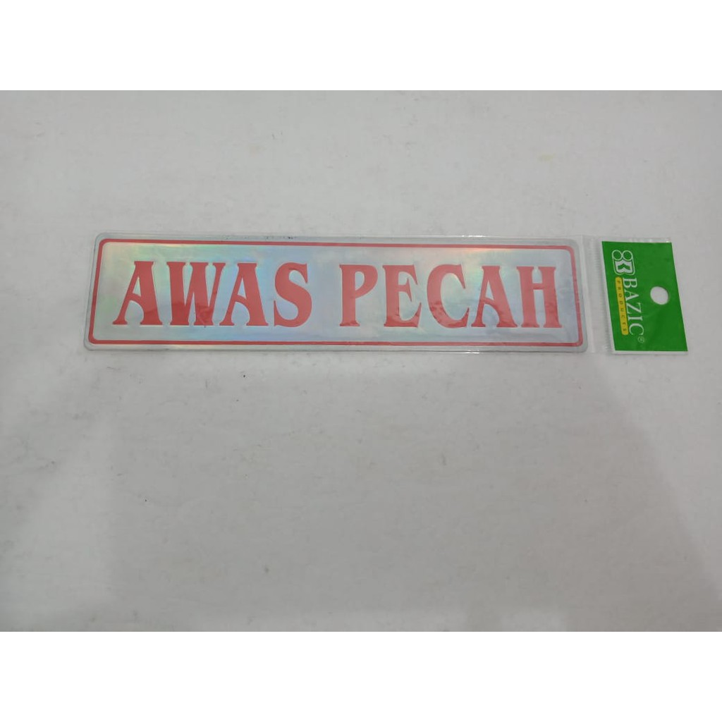 

Sticker Awas Pecah