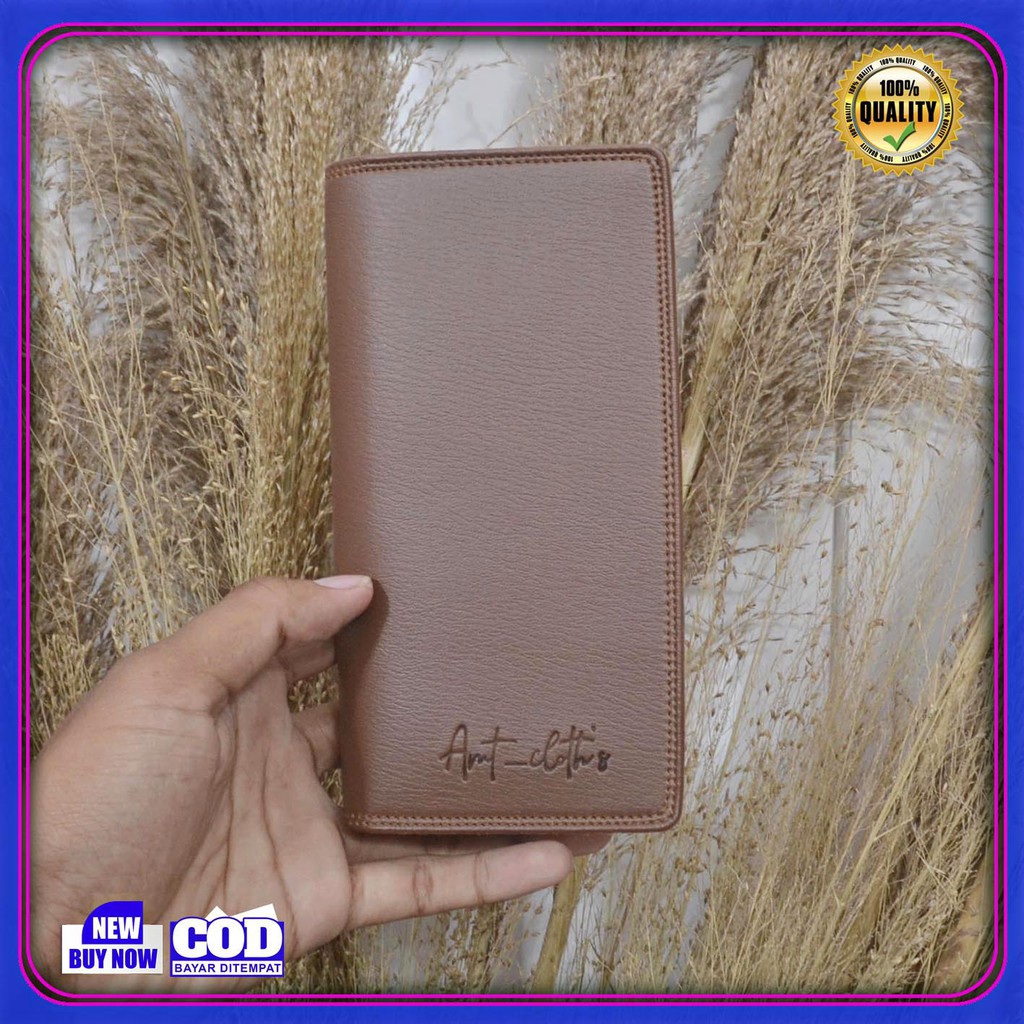 Dompet Grosir Panjang Original Simple Elegan Keren Bahan sintetik PVC Premium