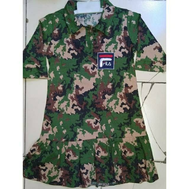Baju Army anak cewe/Dress Army TNI