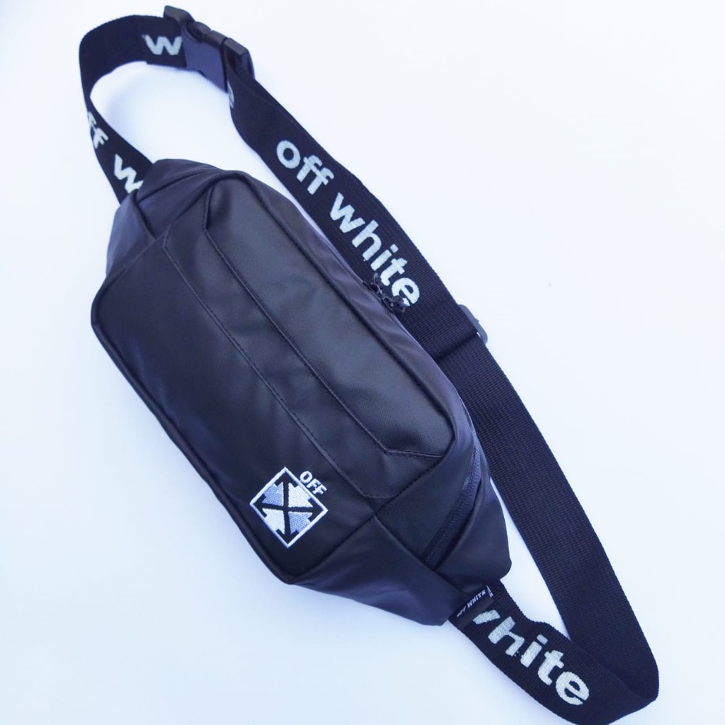 SLINGBAG OFF WHITE TAS PRIA TAS ANAK LAKI LAKI TAS SLEMPANG TAS SELEMPANG TAS COWOK SLING BAG MURAH