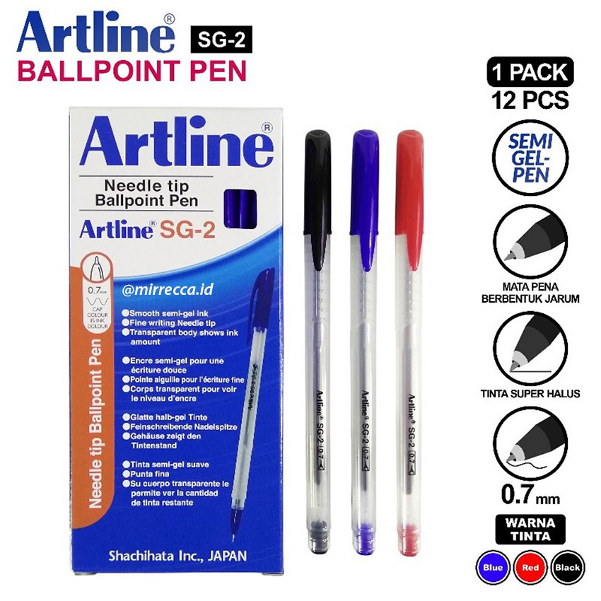 

ARTLINE SG-2 NEEDLE TIP SEMI GEL PEN