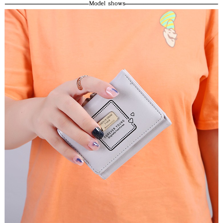 (27AN.ID) COD Forever young Polos F8  Dompet Wanita Import Real Pic dompet wanita import  mini C11-3