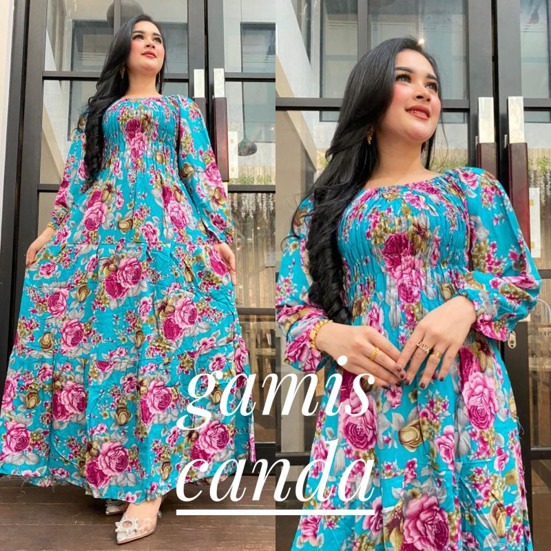 GAMIS CANDA | DASTER KERUT DADA MAXI | HOMEY DRESS