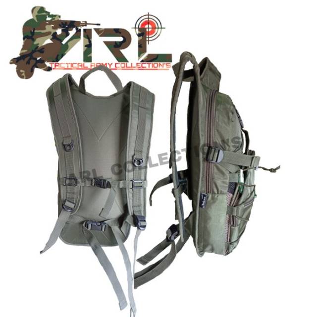 Tas gendong tactical hijau army/tas sepeda military/tas motor/sekolah/outdoor