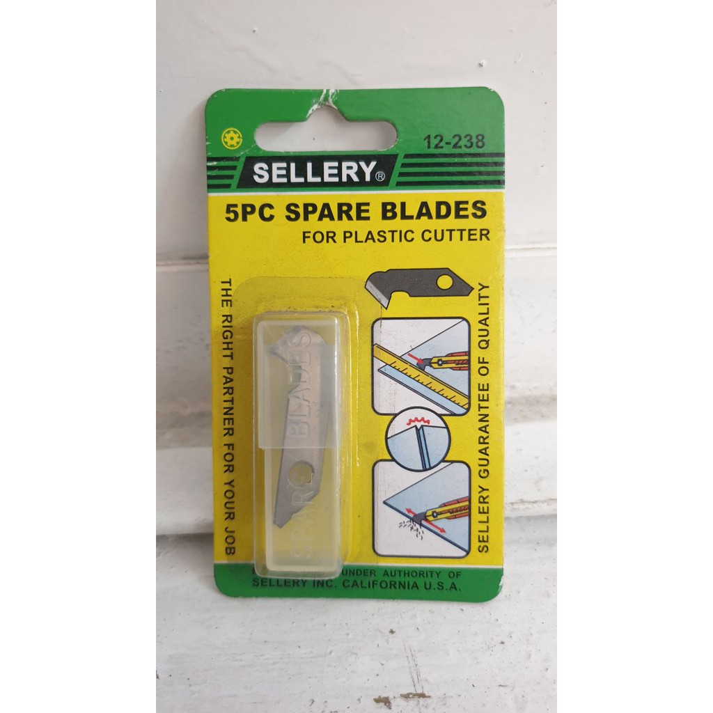 BAGUS Isi Pisau Akrilik  Spare Blades for Plastic Cutter Sellery 1 Pak 5 pcs