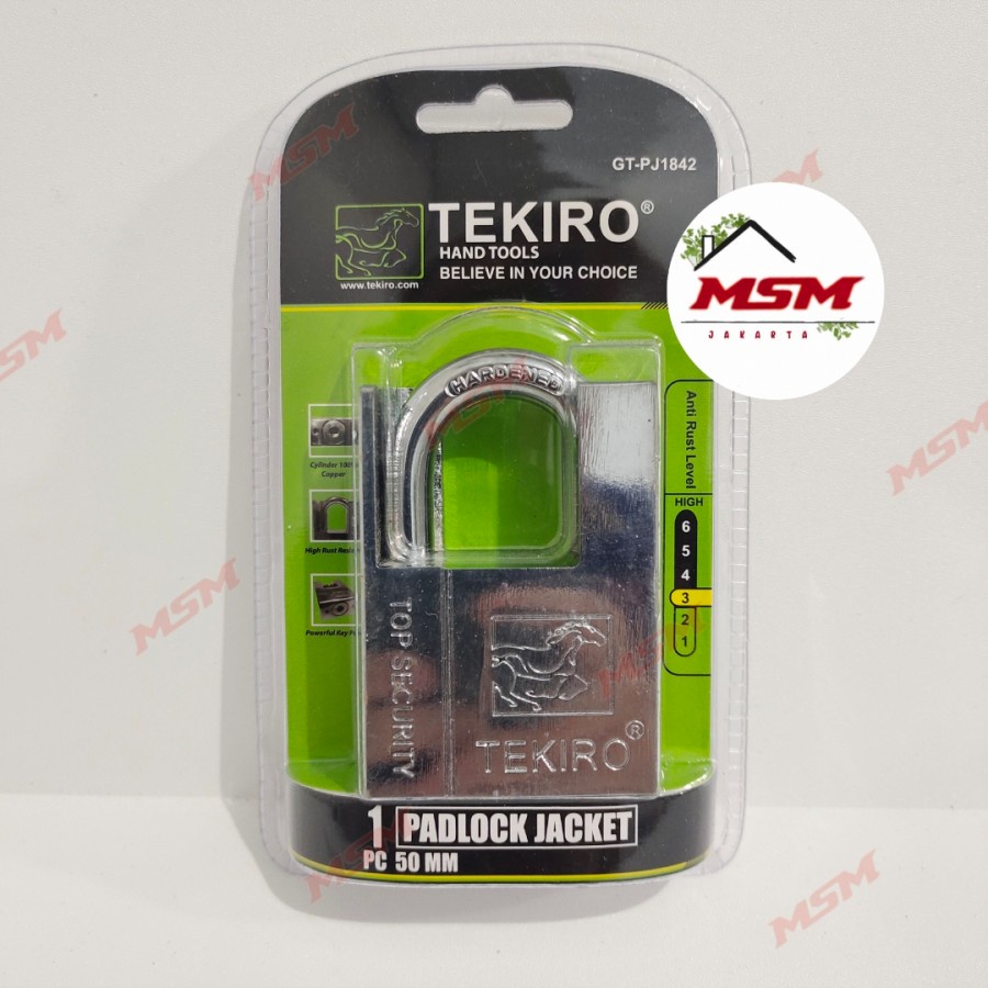 GEMBOK PAGAR ANTI MALING STAINLESS 40MM GEMBOK JAKET TEKIRO