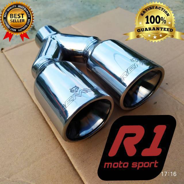 KNALPOT MOBIL REMUS ORI DOBEL R1 MOTO SPORT avanza xpander jazz xenia alphard mitshubishi kuda