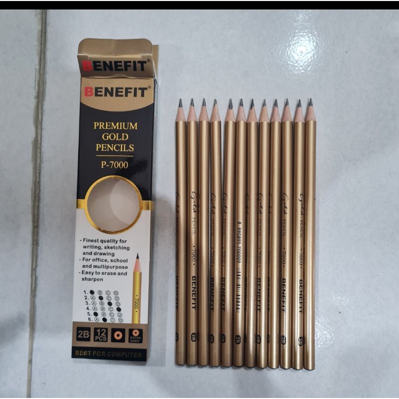 

Pensil 2B premium Gold Super grosir /harga per 12 pcs