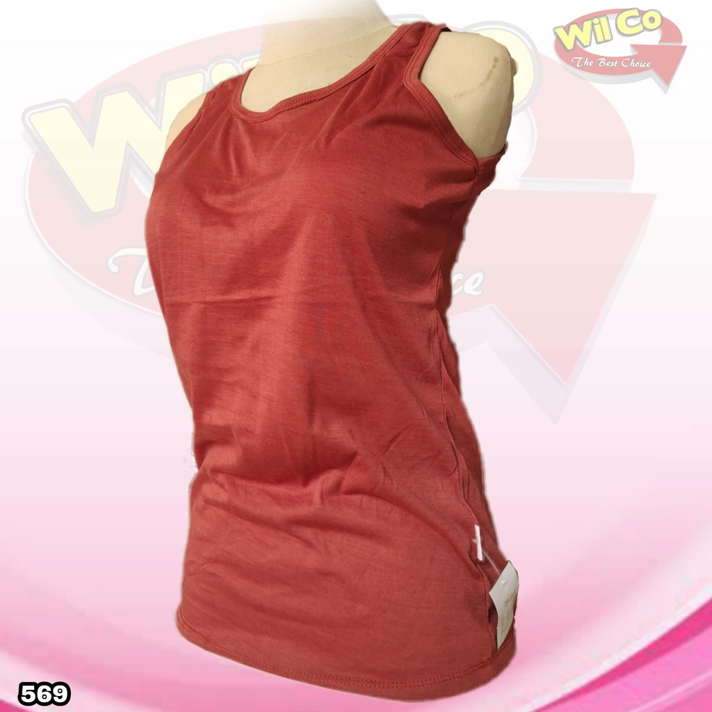 K569 - TANKTOP/KAMISOL ATASAN PAKAIAN DALAM WANITA WIDYA TALI LEBAR ALL SIZE