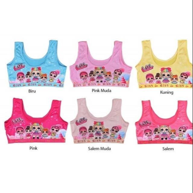 (6-12th)KAOS DALAM MINI SET LOL ANAK ABG TANGGUNG CEWEK PEREMPUAN,MINISET ANAK SD,KAOS DALAM SEKOLAH