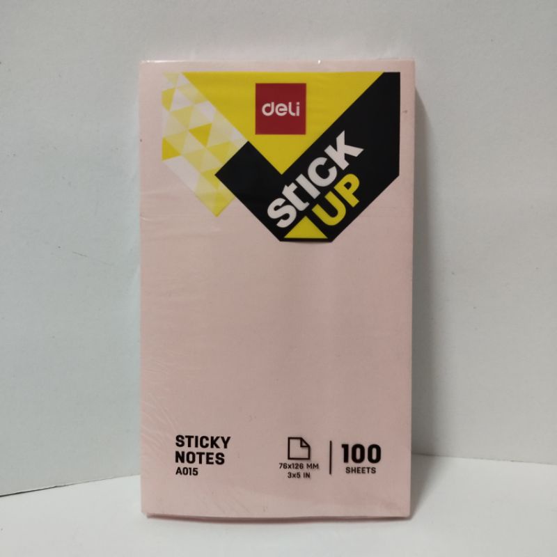 

Sticky notes Deli StickUp A015 76 x 126 mm 100 sheets