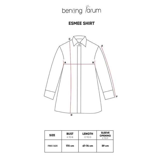 ESME SHIRT GREY - BENANG JARUM