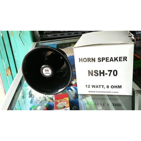 Pengeras Suara Narae 12 Watt Corong Toa Kecil Horn Speaker Kecil Bulat