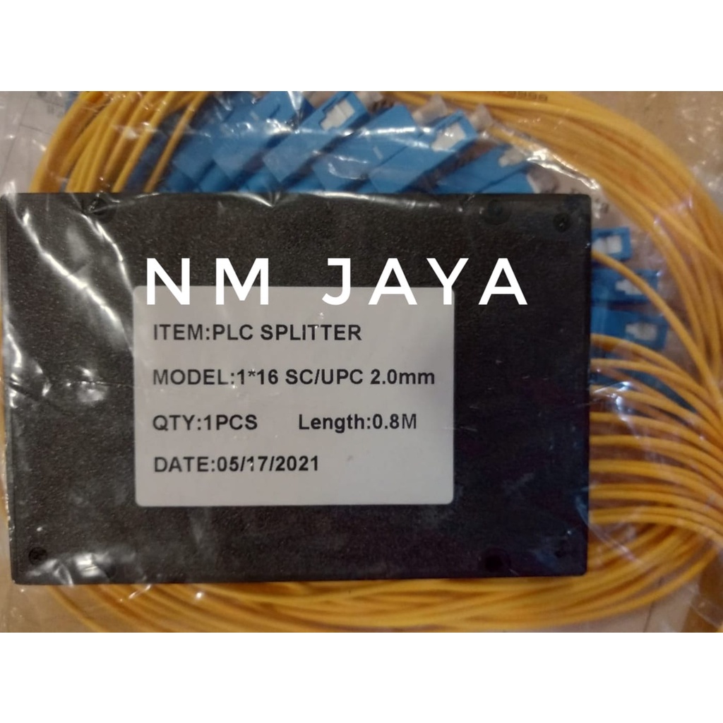Passive Splitter 1:16 PLC Splitter 1:16 SC UPC Fiber Optik 2.0mm 0.8M