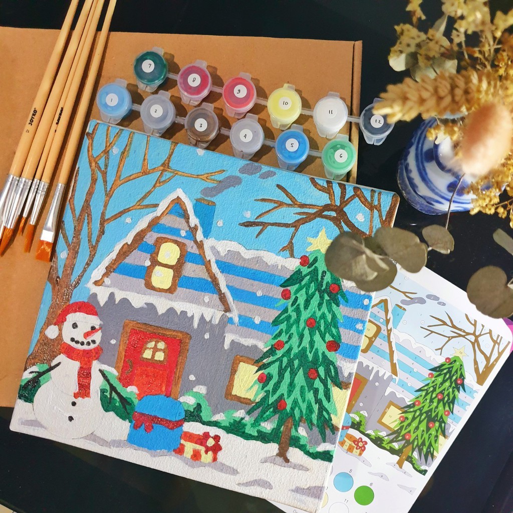

Lukisan DIY Paint by Number Kit Original Season of Joy