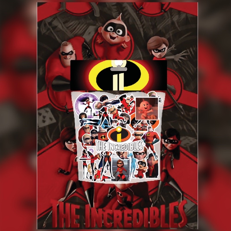 

[30 PCS STICKERS] Stickers The Incredibles untuk laptop, hp, dll sudah dicutting
