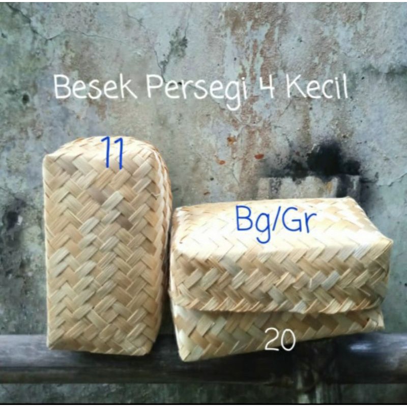 Besek Persegi 4 Kecil