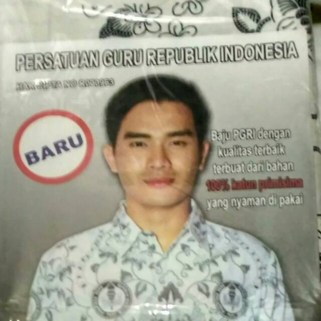 Kain batik PGRI katun