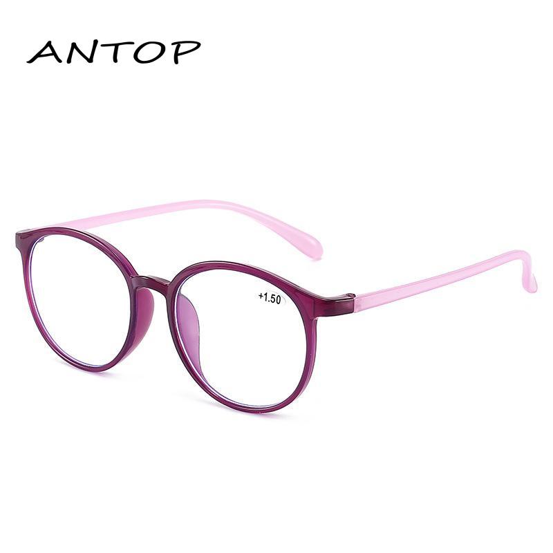 COD Kacamata Korea Wanita Kacamata Anti Radiasi Anti Blue Light Untuk Fashion retro flat Eyeglasses ANTOP