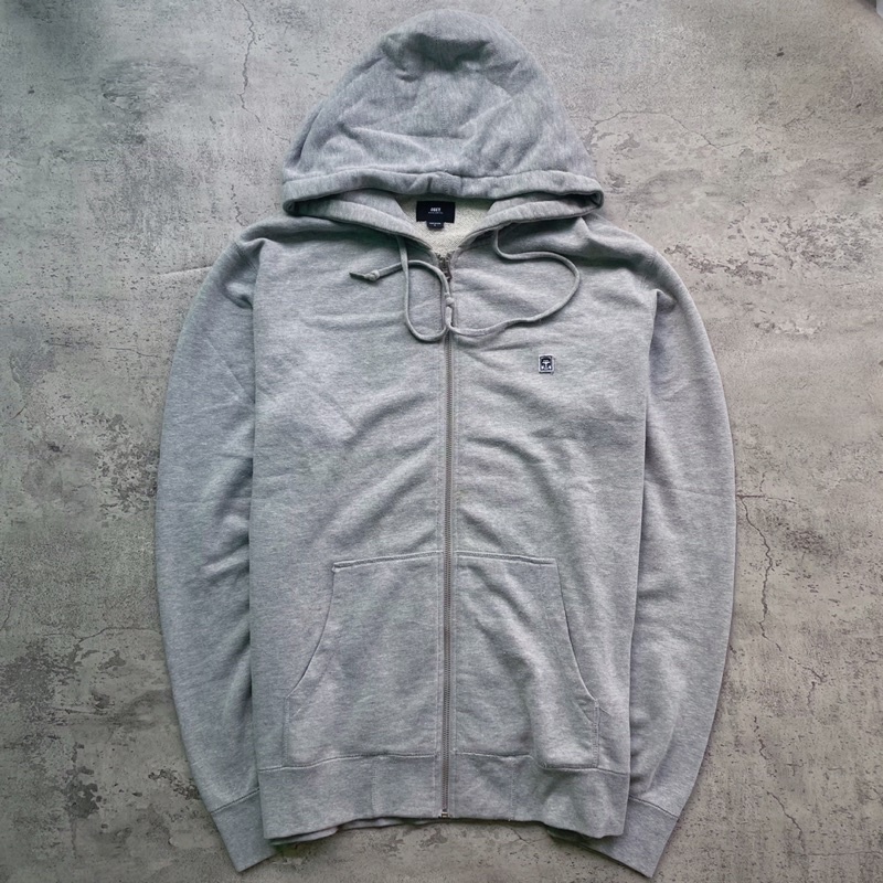 Jaket / Sweater / Zipper Hoodie Obey Small Face Logo Embroidered