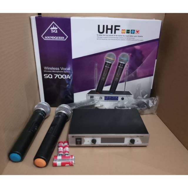 Wireless uhf vocal soundqueen sq700a