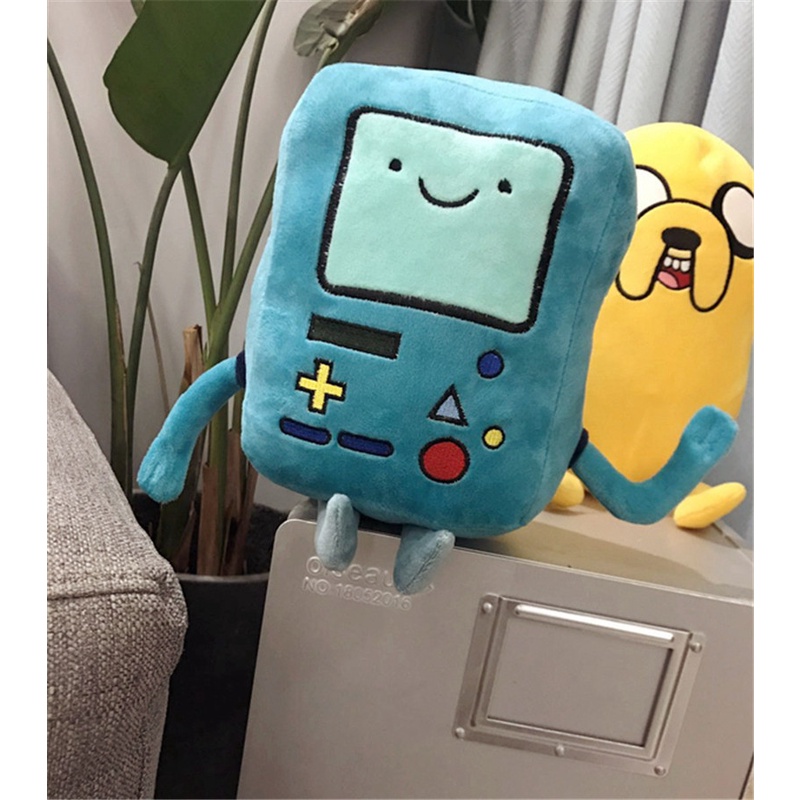 Boneka Finn Jake BMO Bahan Plush Ukuran 28-42cm Untuk Hadiah Anak