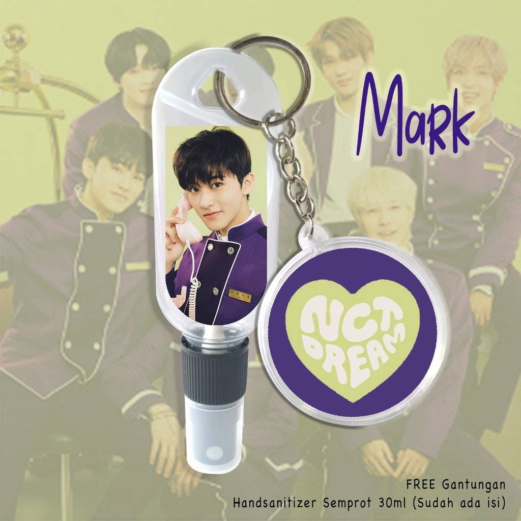 (FREE GANTUNGAN KUNCI) HAND SANITIZER / KPOP EDITION / NCT DREAMS JENO / MARK / HAECHAN ETC