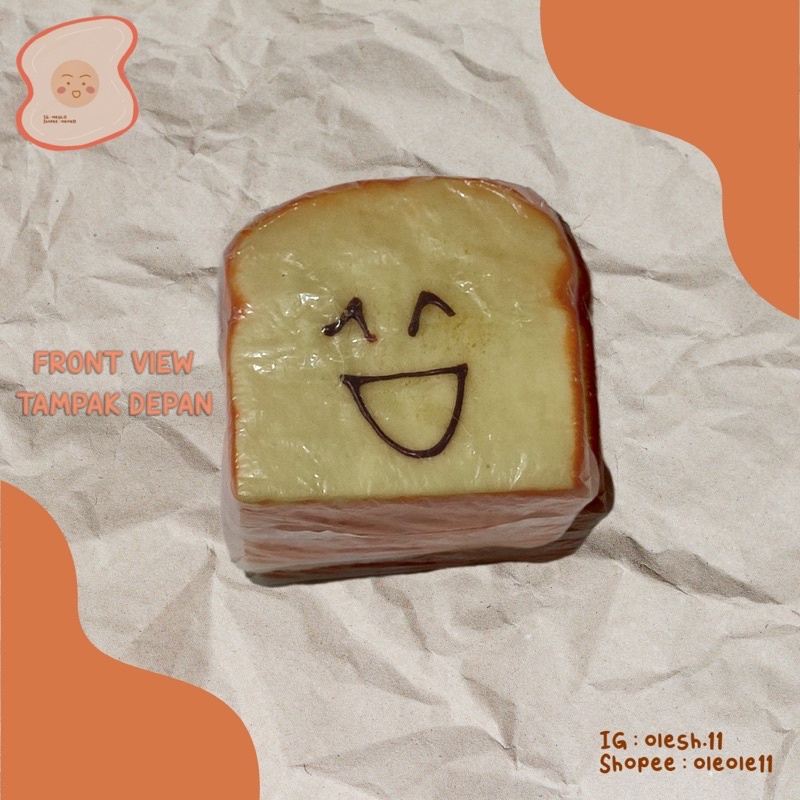 Mainan Anak Squishy “Broken White Smiley”