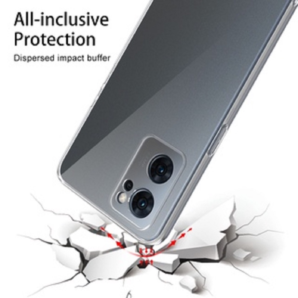 Clear Case For Oppo Reno 7 7z 4g 5g Protector Camera Kamera Soft Tpu Casing