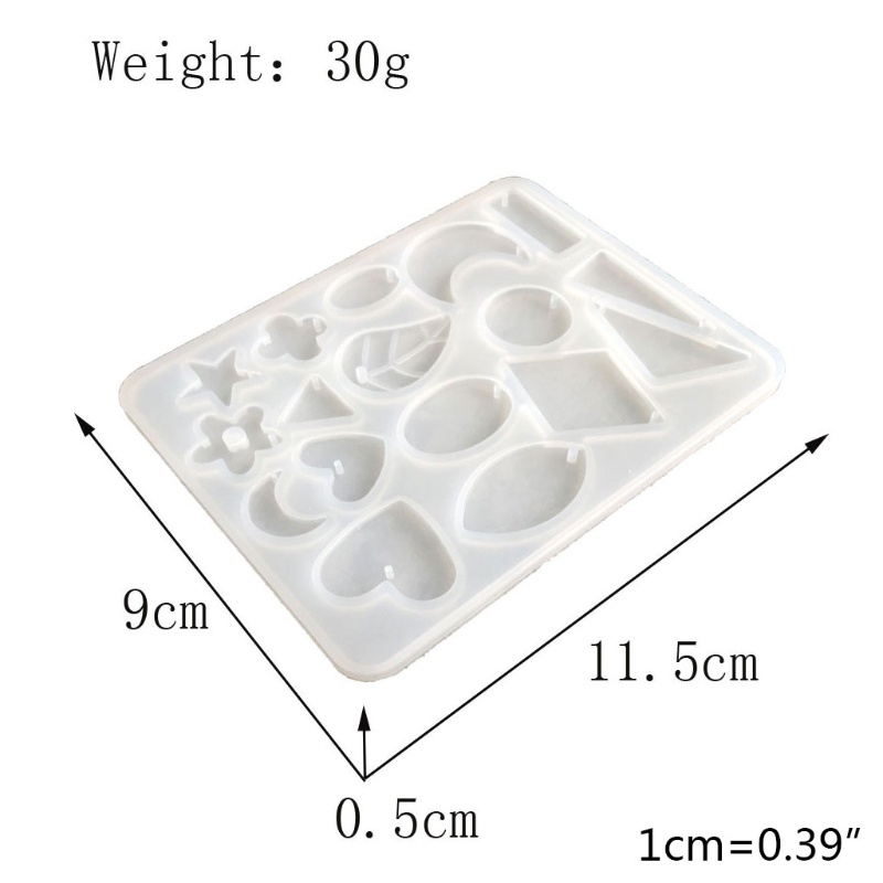 Siy Cetakan Resin Epoksi Bentuk Geometri Bahan Silikon Untuk Membuat Perhiasan Diy