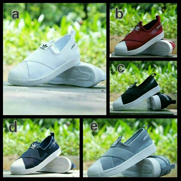 SEPATU ADIDAS SUPERSTAR SLIP ON UNTUK CEWE/WANITA