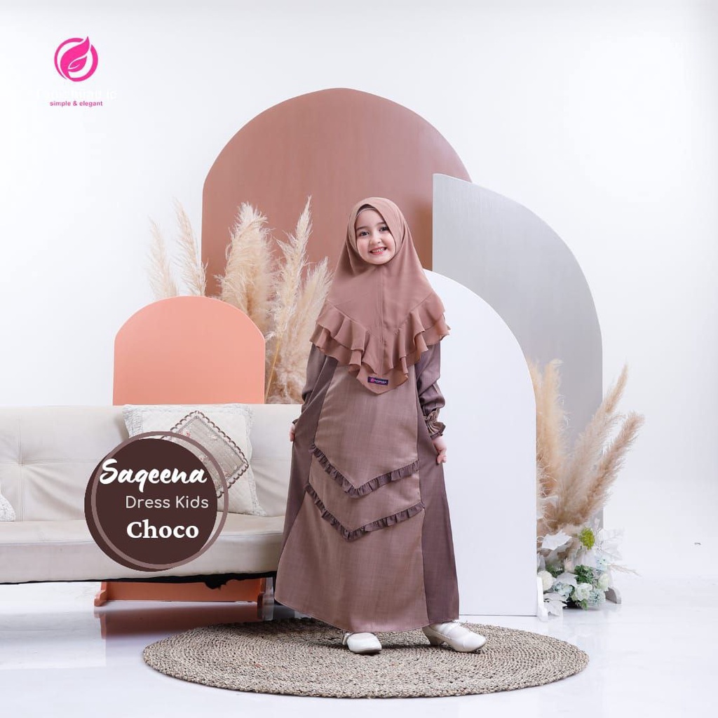 Saqeena Dress Kids by Faniahijab.id