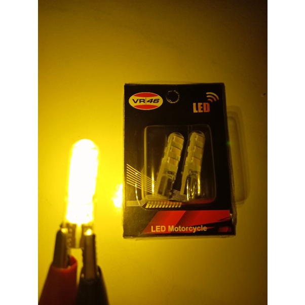 LAMPU KEDIP STROBO SEN SENJA MOTOR MOBIL T10 JELLY 6 MATA LED 12V FLASH STROBO