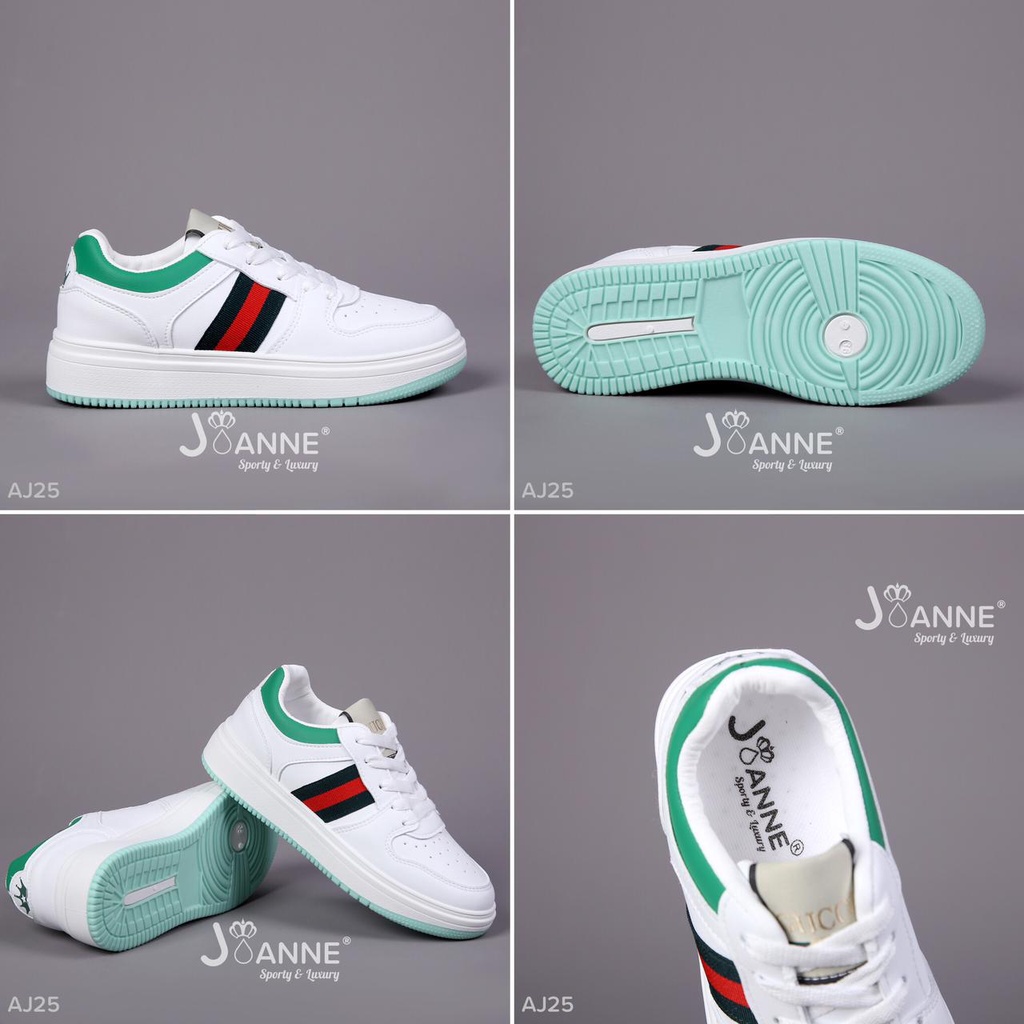 JOANNE SEPATU WANITA LEATHER SNEAKERS SHOES #AJ25 ORIGINAL (SALE)
