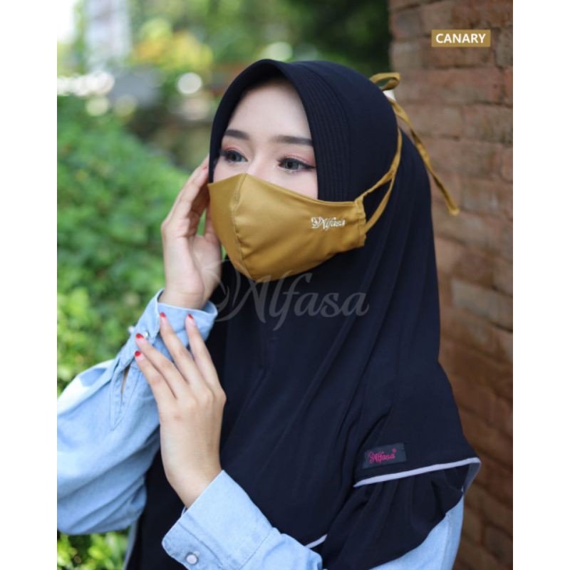 ALFASA MASKER KAIN MASKER HIJAB MASKER TALI MASKER HIJAB TALI