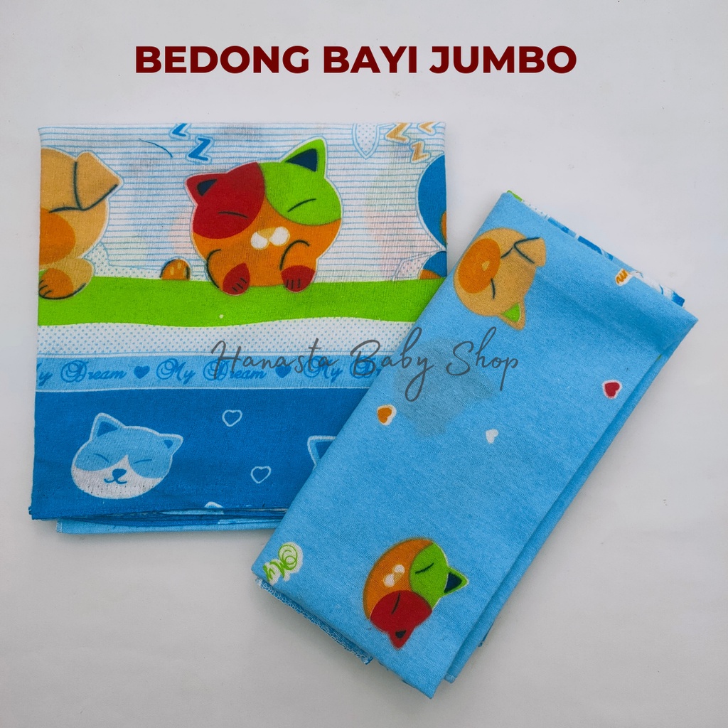 Bedong Bayi Newborn Jumbo Perlengkapan Bayi Baru Lahir