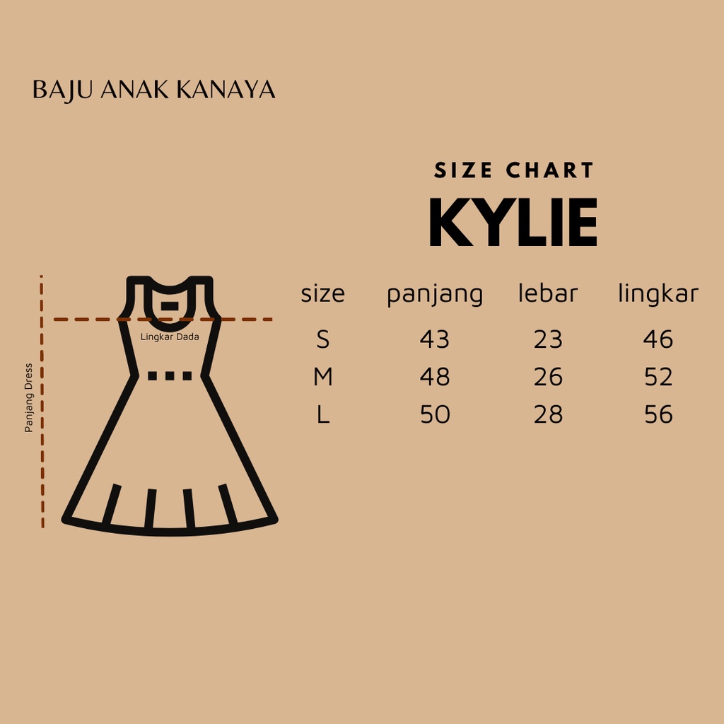 1-4 TAHUN DRESS ANAK KYLIE FREE HEADBAND BY LITTLE KODA versi 2 (SNI)