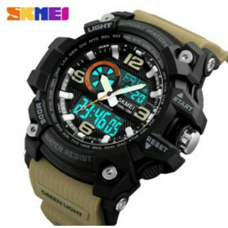 SKMEI Jam Tangan Digital Analog Pria