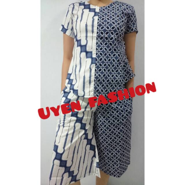 Batik setelan atas bawah. Bisa beli satuan.